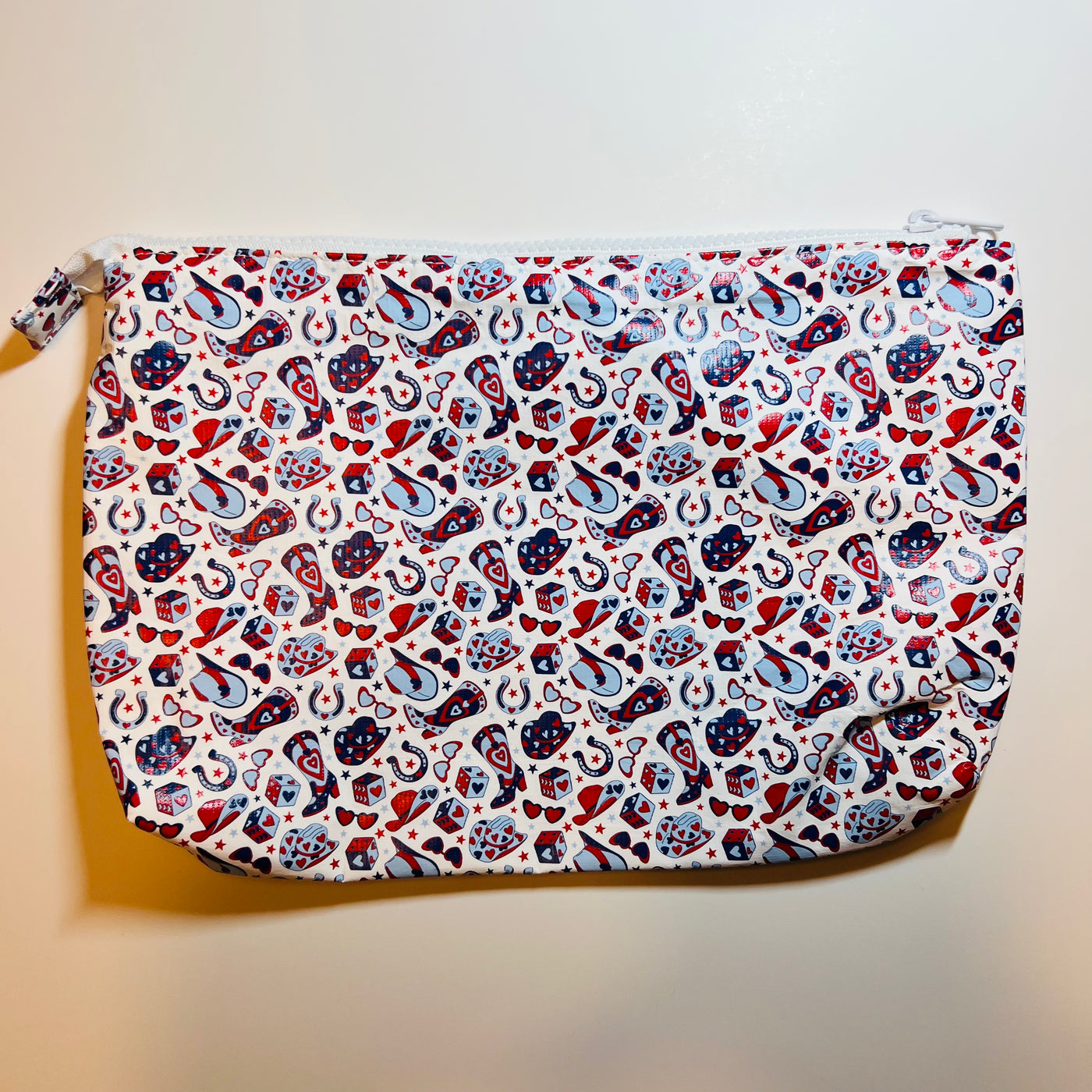 Medium Stash Bag-Patriotic Cowgirl