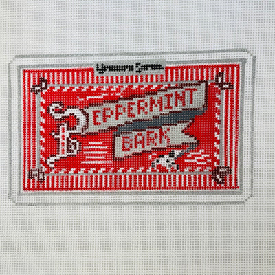 Peppermint Bark Needlepoint Canvas