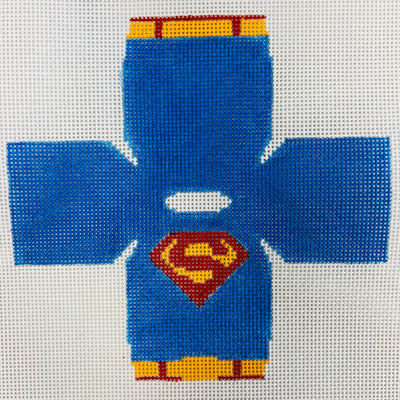 Superman Ornament Needlepoint Canvas