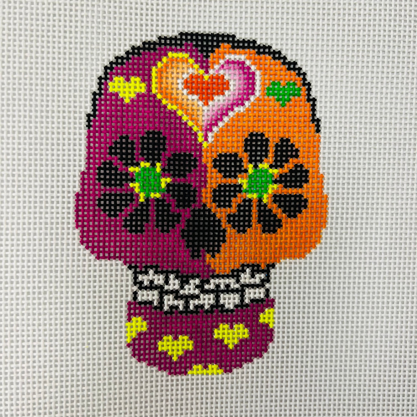 Sugar Skull A170 Needlepoint Canvas