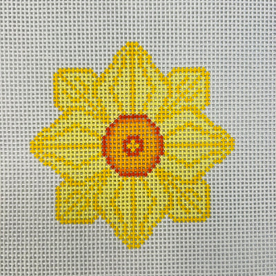 Daffodil Ornament Needlepoint Canvas