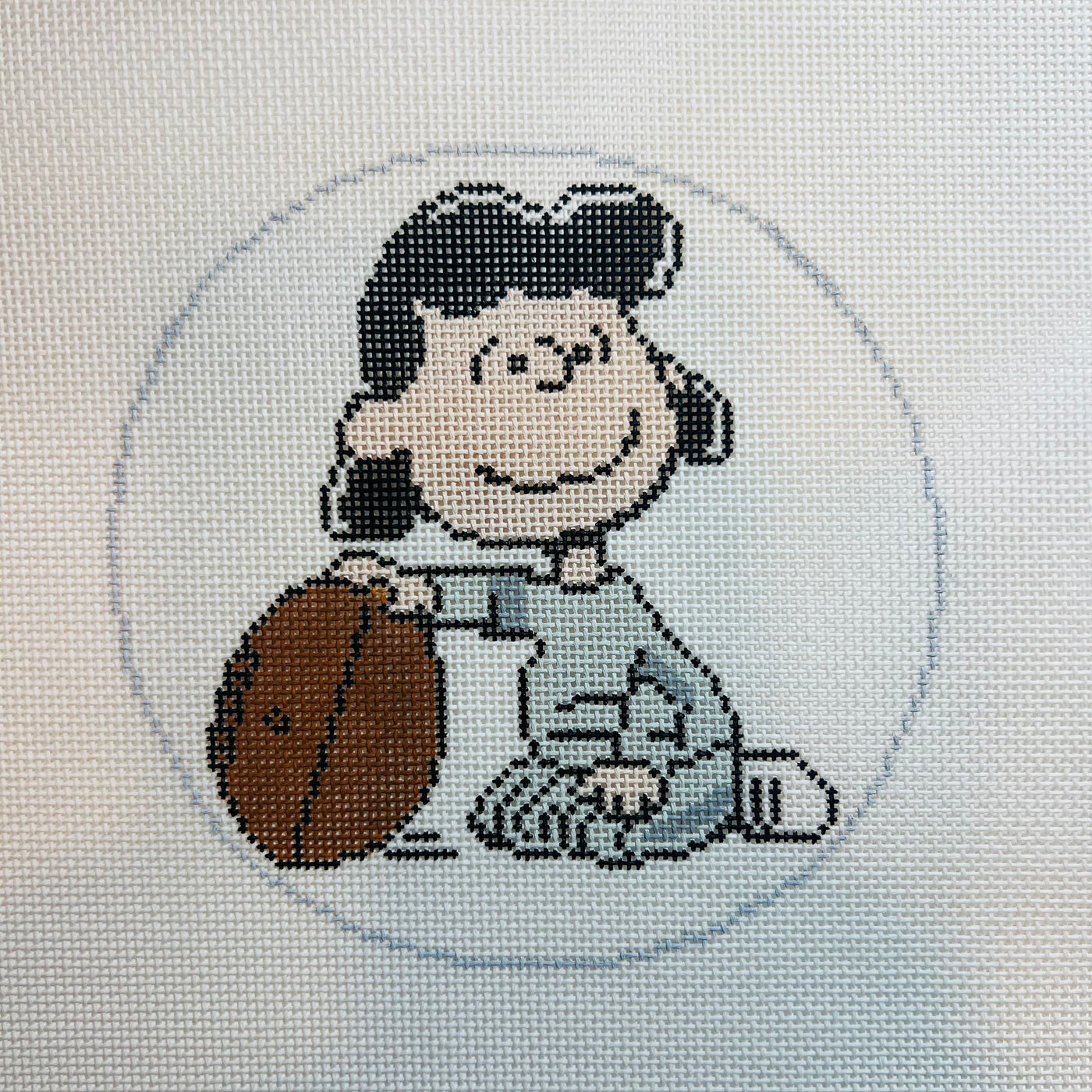 PEANUTS Sports - Lucy with Football Ornament