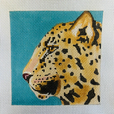 Cheetah Square Needlepoint Canvas