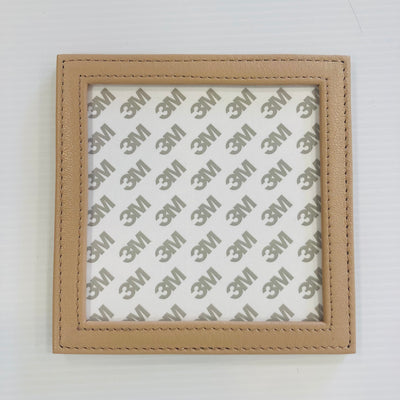 Leather Self-Finishing Coaster - Mutiple Colors Available
