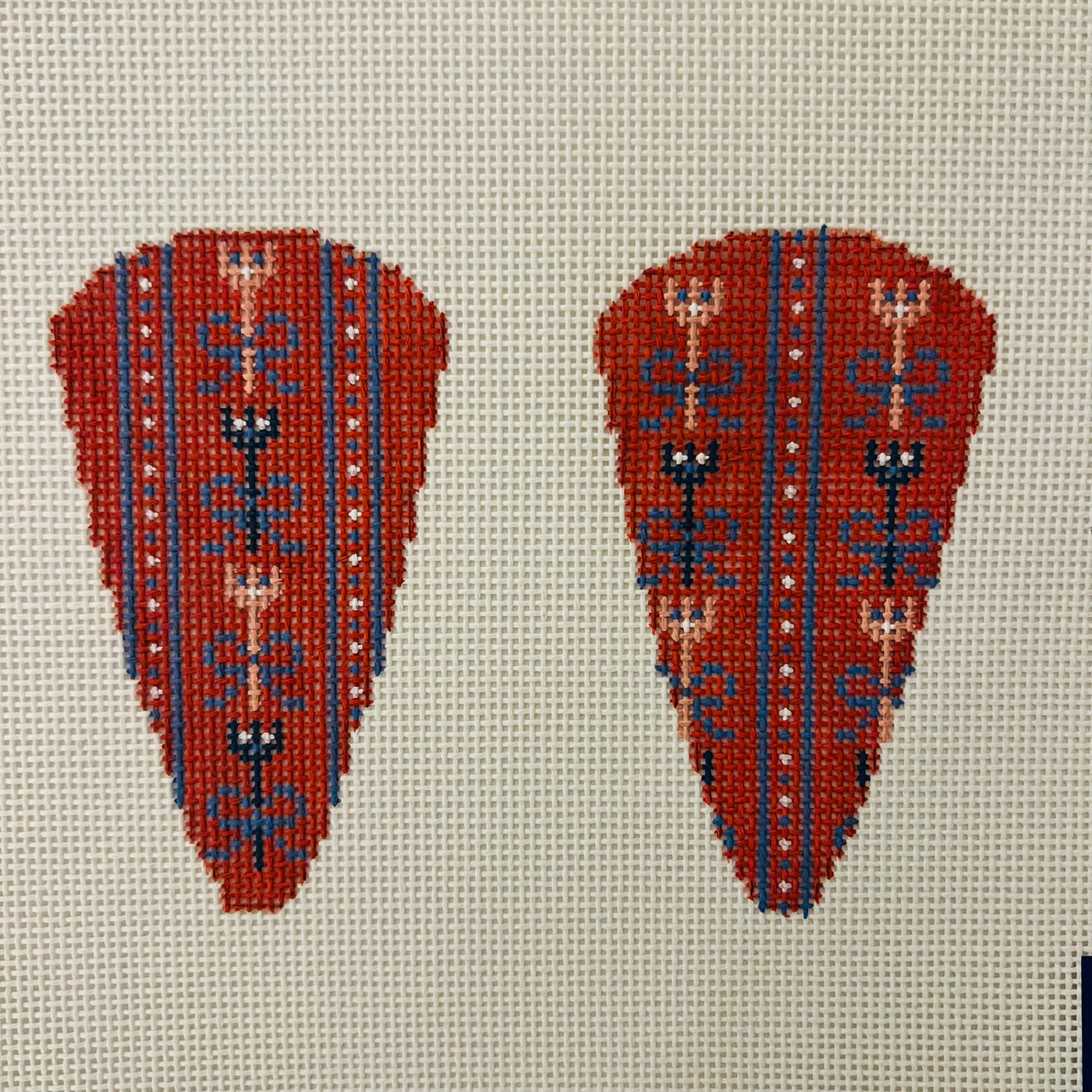 Scissor Case - Radish Needlepoint Canvas