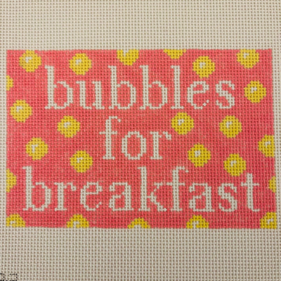 Bubbles for Breakfast Needlepoint Canvas
