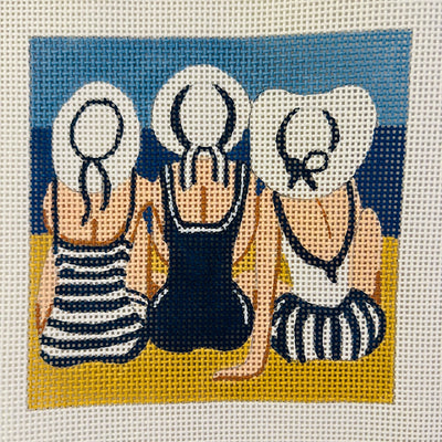 Three Bathers Needlepoint Canvas