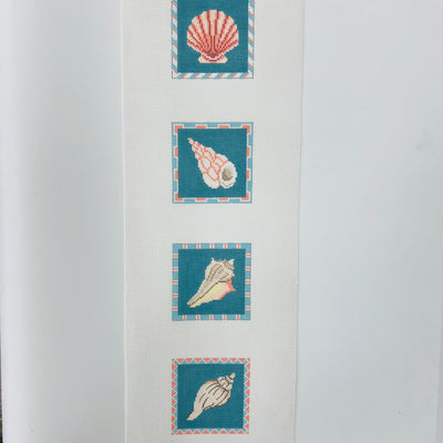 Sea Shells Set of 4 coasters Needlepoint Canvas