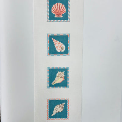 Sea Shells Set of 4 coasters Needlepoint Canvas