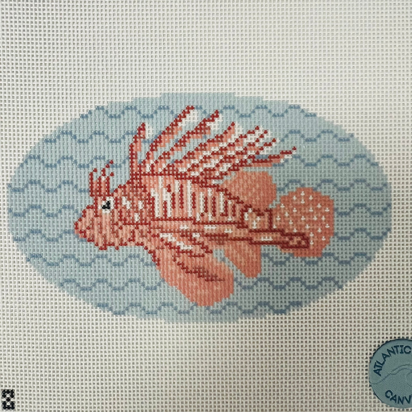 Lionfish Ornament Needlepoint Canvas
