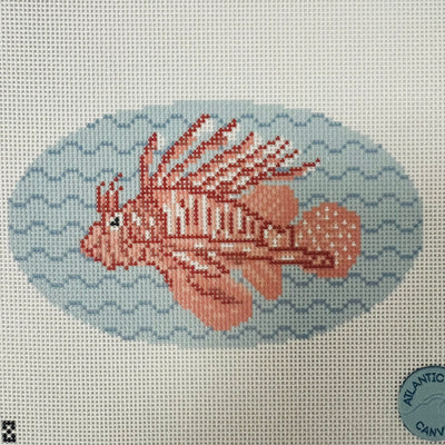 Lionfish Ornament Needlepoint Canvas