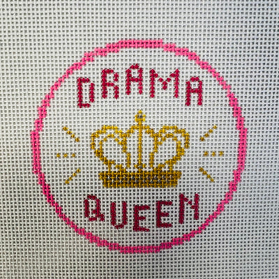 Drama Queen Ornament Needlepoint Canvas
