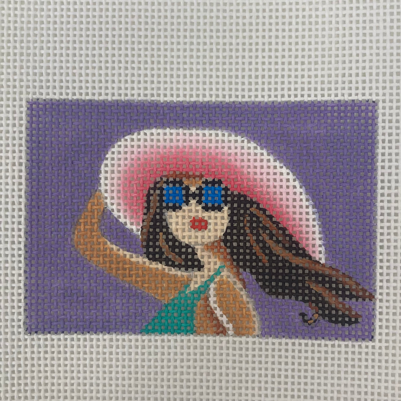 Sunhat on Purprle Insert