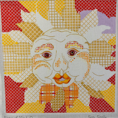 Sun Smile Needlepoint Canvas