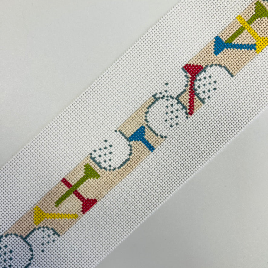 Golf Balls & Tees - Bright Colors Belt
