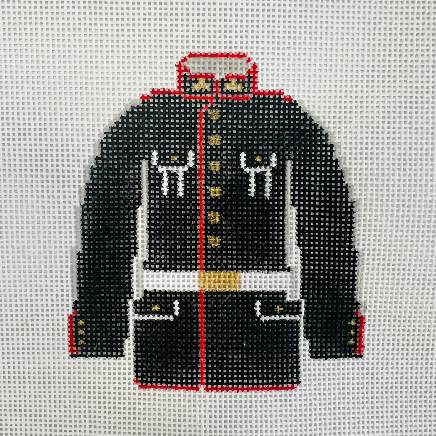 Marine Corps Dress Uniform Ornament Needlepoint Canvas