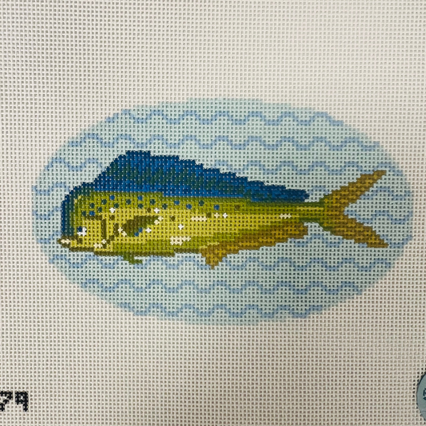 Mahi Mahi Ornament Needlepoint Canvas