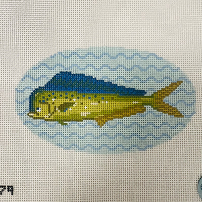 Mahi Mahi Ornament Needlepoint Canvas
