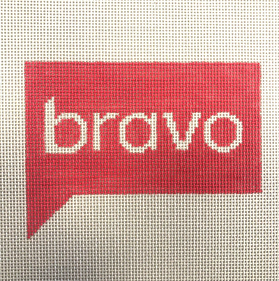 Bravo - Pink Needlepoint Canvas