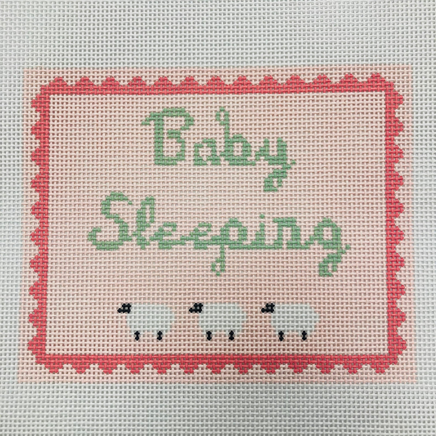 Baby Sleeping Sheep Pink