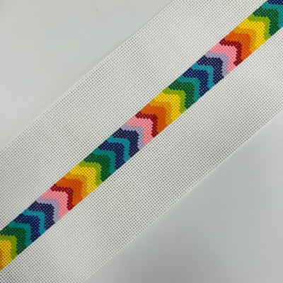 Hatband - rainbow bargello Needlepoint Canvas