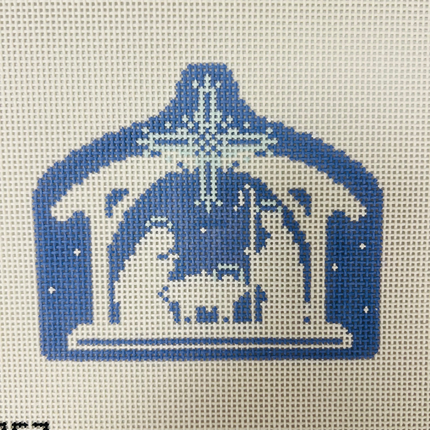 Creche Ornament Needlepoint Canvas