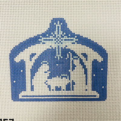Creche Ornament Needlepoint Canvas