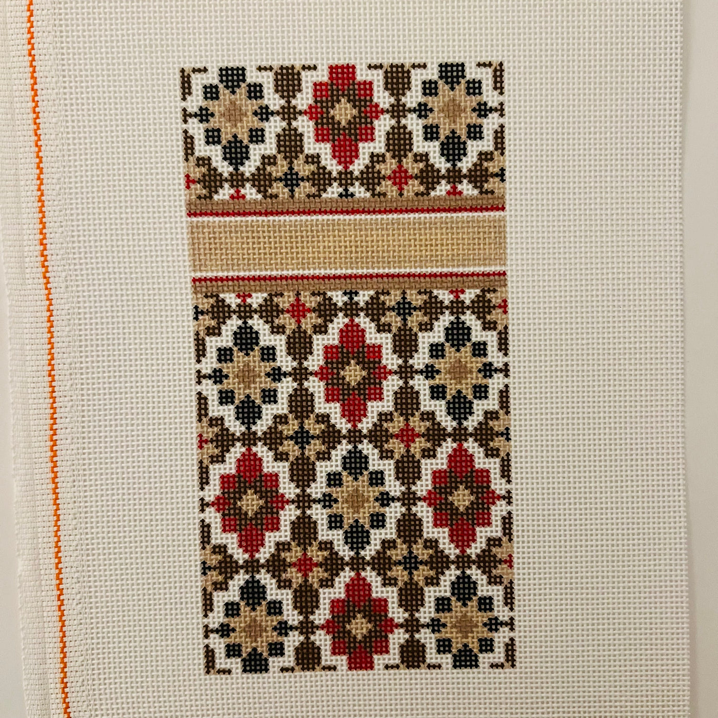 Portuguese Tiles EGC/3x6 Insert - Fall Needlepoint Canvas