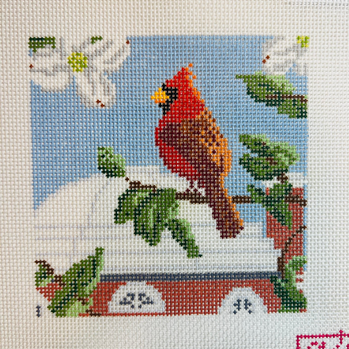 Cardinal At Monticello