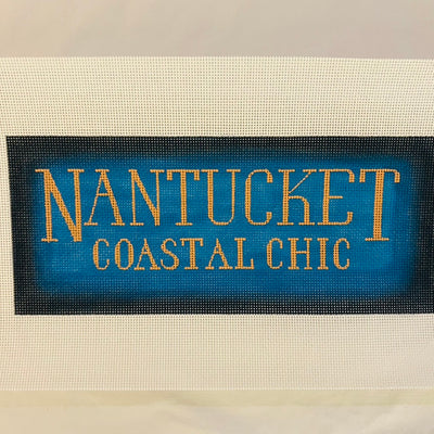 Nantucket Coastal Chic Needlepoint Canvas