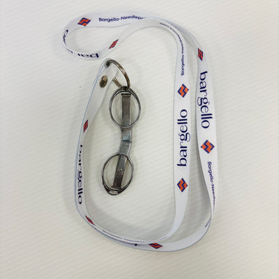 Folding Scissors on Bargello Needlepoint Lanyard