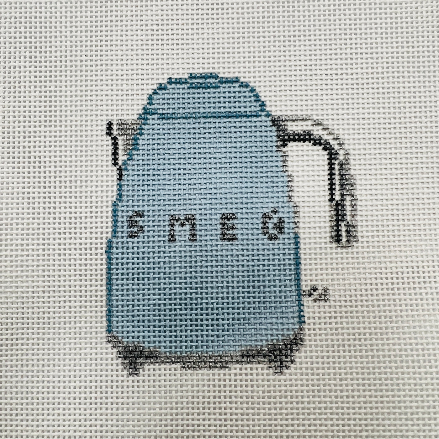 Smeg Tea Kettle Needlepoint Canvas