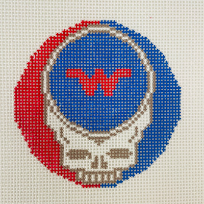 Weekapaug Steal Your Face Ornament Needlepoint Canvas