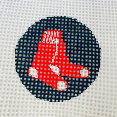Red Sox Ornament Needlepoint Canvas