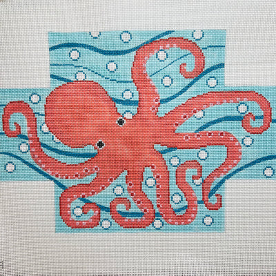 Octopus Brick Cover Needlepoint Canvas