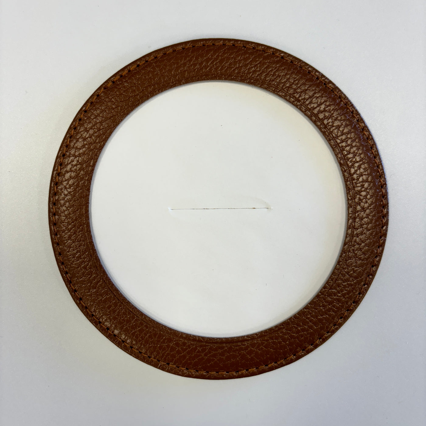 Leather 5.5" Magnet/Coaster for Self Finishing- Various Colors Available