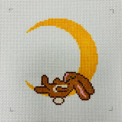Bunny Lunar Needlepoint Canvas