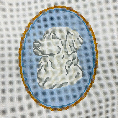 Doodle Cameo Needlepoint Canvas