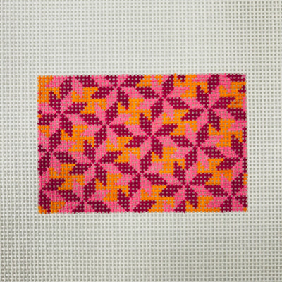 Pinwheel Bag Tag Needlepoint Canvas