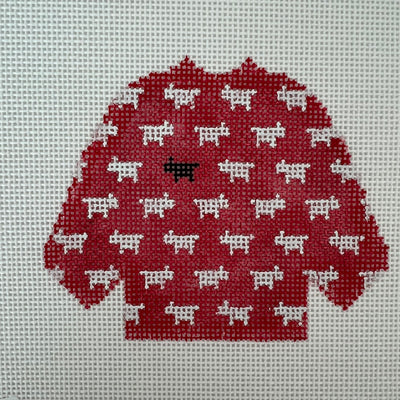 Diana Sheep Sweater Needlepoint Canvas