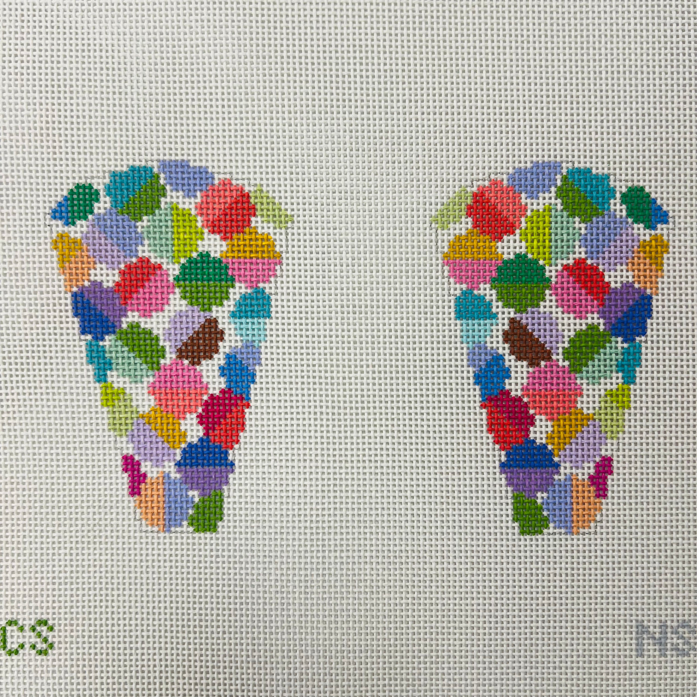 Lulu Dots Scissor Case Needlepoint Canvas