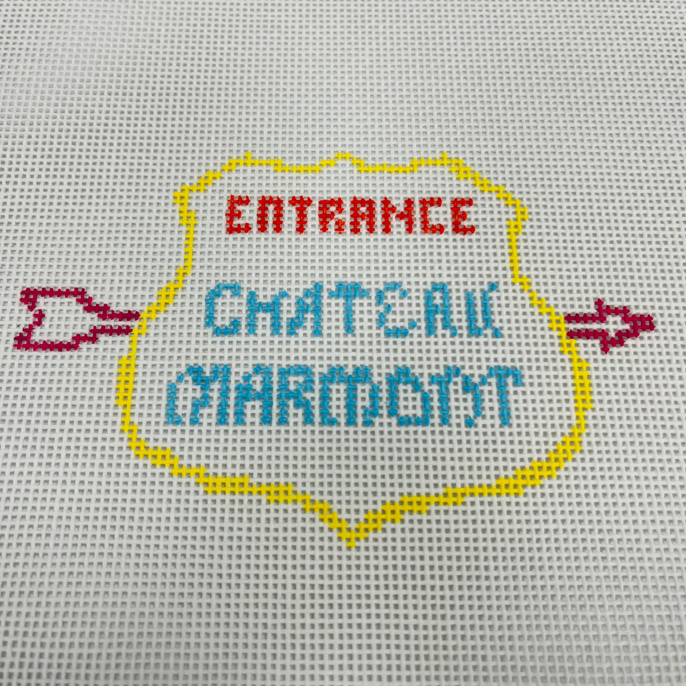 Chateau Marmont Needlepoint Canvas