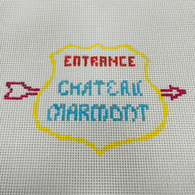 Chateau Marmont Needlepoint Canvas