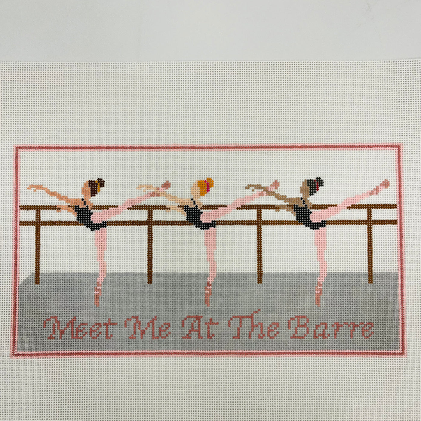 Meet Me At The Barre Needlepoint Canvas
