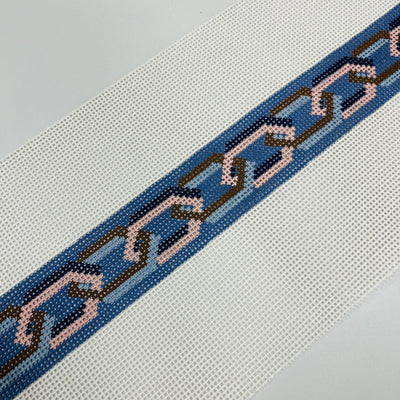 Chain Link Belt/Bag Strap Needlepoint Canvas