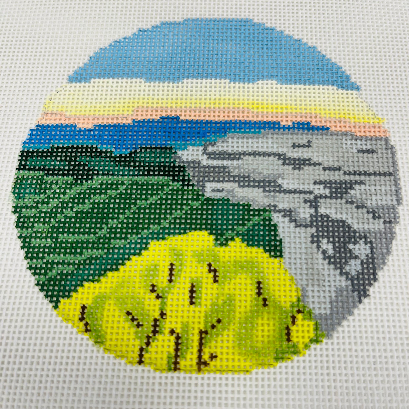 Appalachian Trail Overlook Needlepoint Canvas