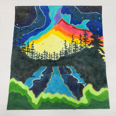 Northern Lights Needlepoint Canvas