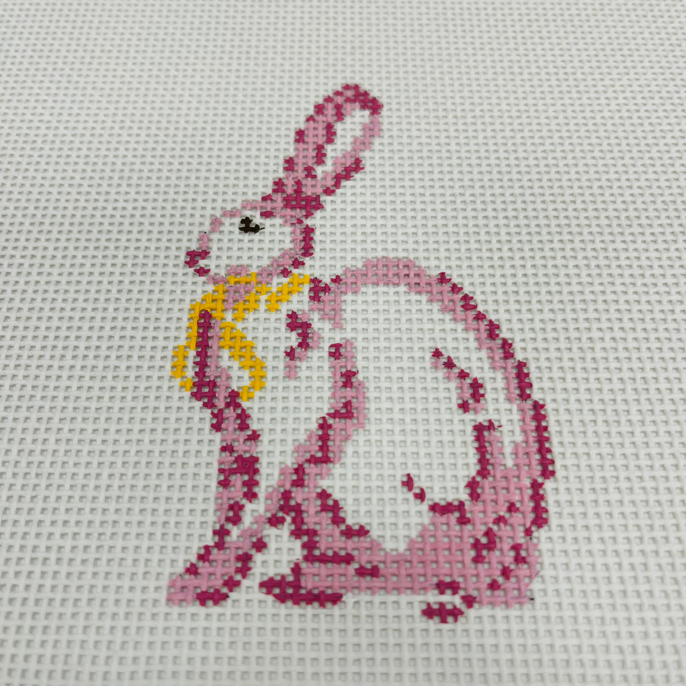 Alice in Technicolor - White Rabbit Ornament Needlepoint Canvas ...