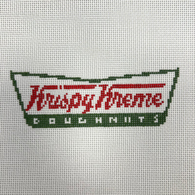 Krispy Kreme Doughnuts Needlepoint Canvas