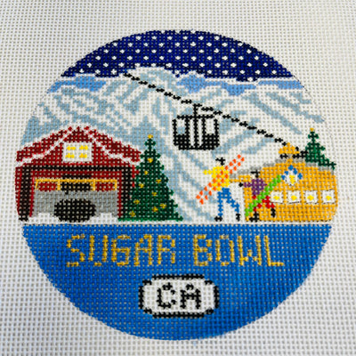 Sugar Bowl Ornament Needlepoint Canvas